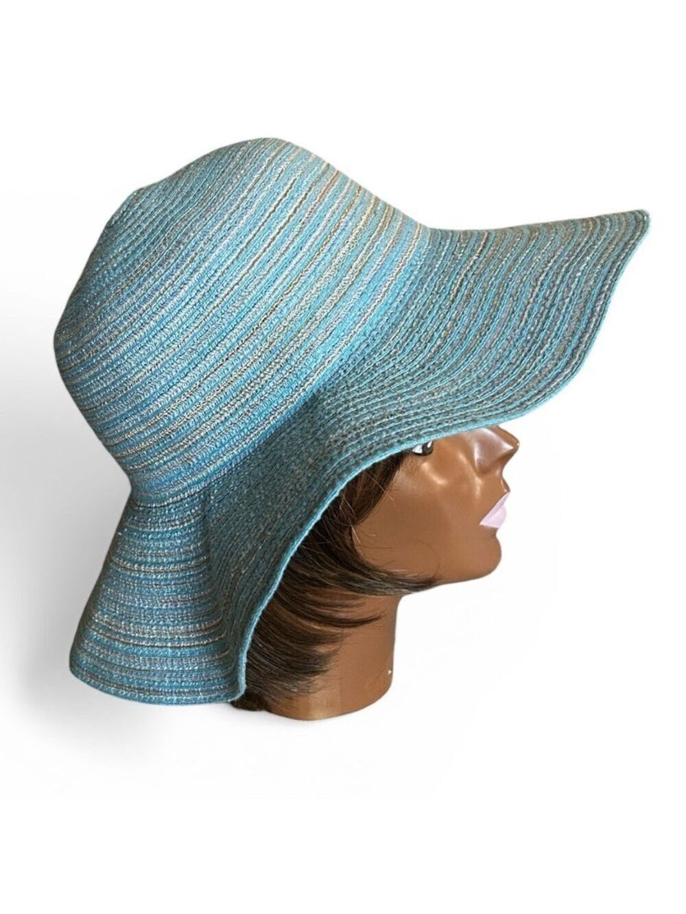 Sun Lily Packable Sun Hat Beach Hat in Blue